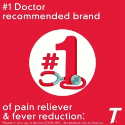 Extra Strength Caplets, Fever Reducer and Pain Reliever, 500 mg, 100 Count (931218)<Tylenol Outlet