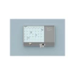 Dry Erase*U Brands Combination Dry-Erase Whiteboard, Aluminum Frame, 3' x 2' (3197U00-01)