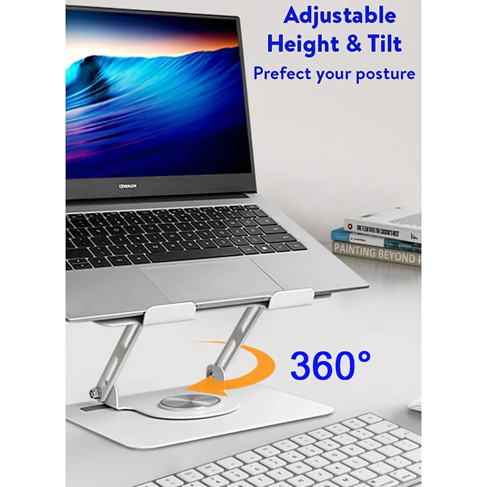 10.2" x 10" Metal Swivel Laptop Stand 2.0, (SLS-)<Uncaged Ergonomics Discount