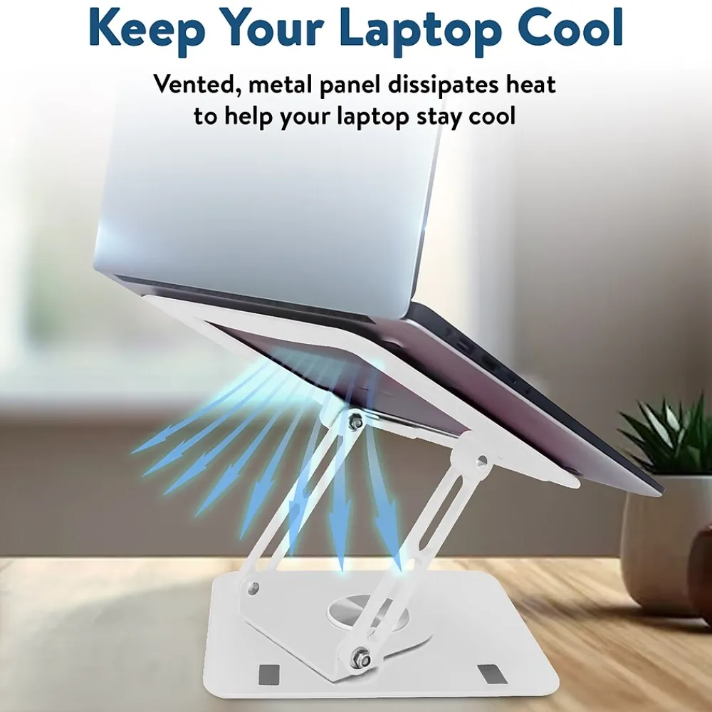 10.2" x 10" Metal Swivel Laptop Stand 2.0, (SLS-)<Uncaged Ergonomics Discount