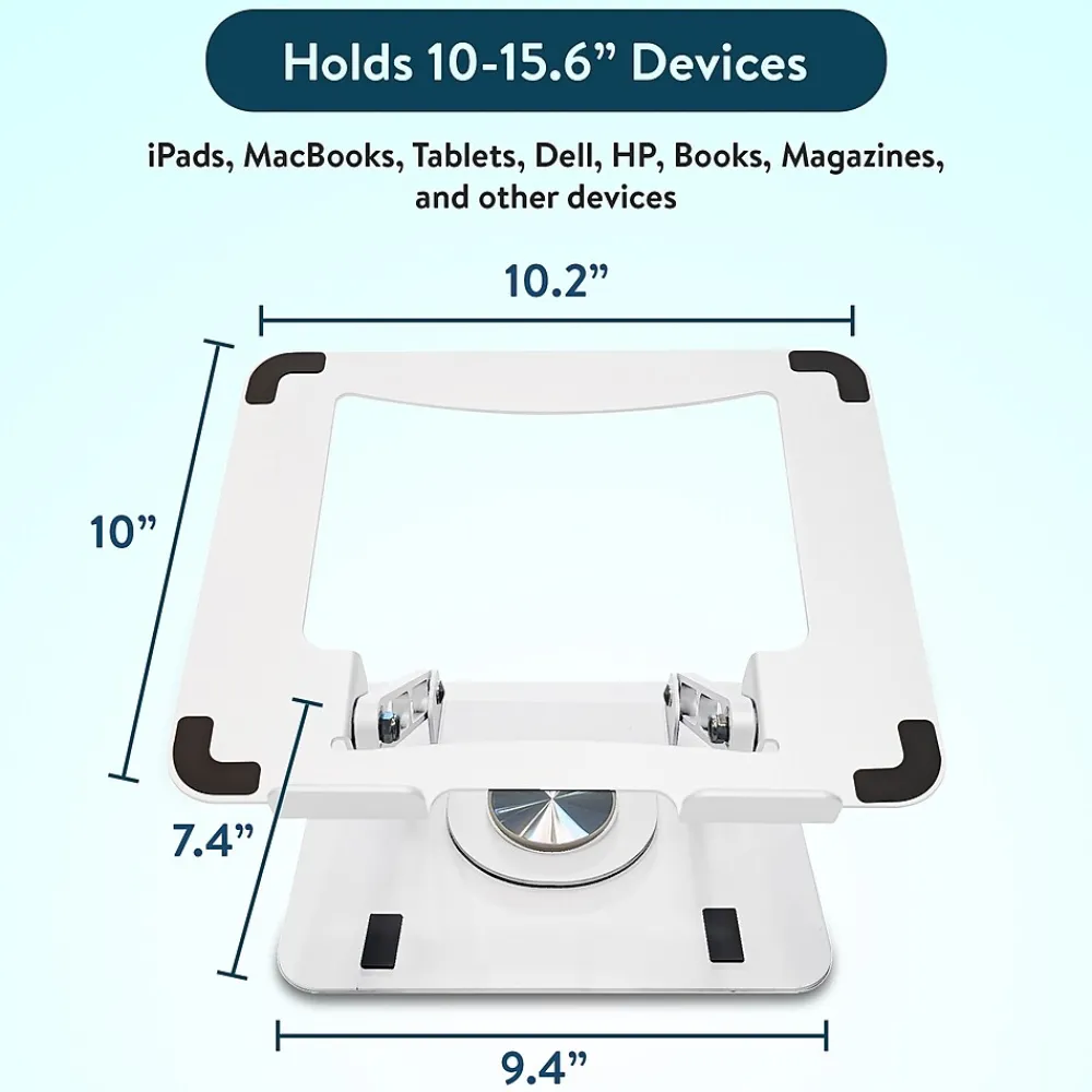10.2" x 10" Metal Swivel Laptop Stand 2.0, (SLS-)<Uncaged Ergonomics Discount