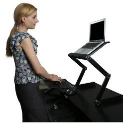 Standing Desks*Uncaged Ergonomics WorkEZ Standing Desk, Black (WESDB)