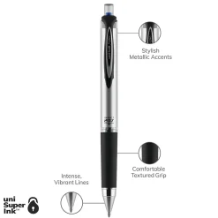 Pens|uni-ball 207 Impact RT Gel-Ink Pen Refill, Bold Tip, Blue Ink, 2/Pack (65874PP)