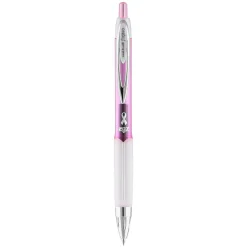 Pens|uni-ball uniball 207 Pink Ribbon Retractable Gel Pens, Medium Point, 0.7mm, Black Ink, Dozen (1745267)