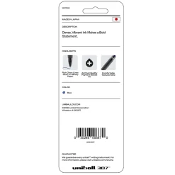 Pens|uni-ball uniball 307 Retractable Gel Pens, Medium Point, 0.7mm, Blue Ink, 3/Pack (1927593)