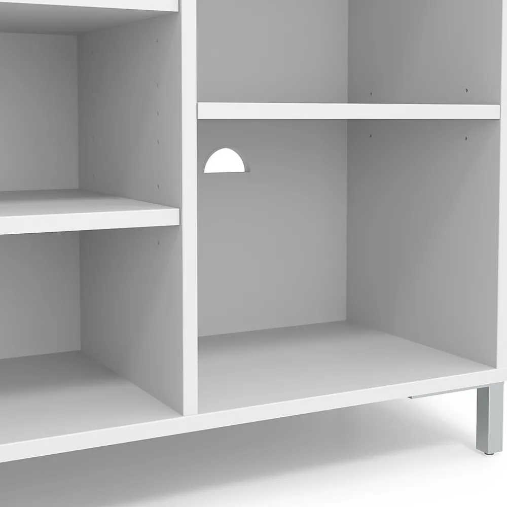 Bookcases*Union & Scale ™ Essentials 5 Shelf 31"H Laminate Bookcase, (UN56978) White