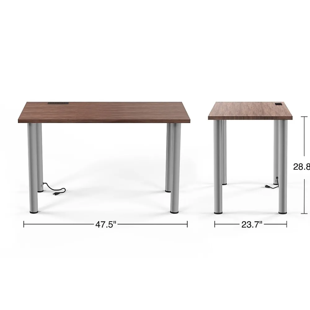 Office Desks*Union & Scale ™ Essentials 48"W Computer and Writing Desk, Espresso (UN56970)
