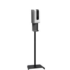 Universal Automatic Floor Stand Hand Soap/Hand Sanitizer Dispenser, Black (F1406-S-T-S)<Unbranded