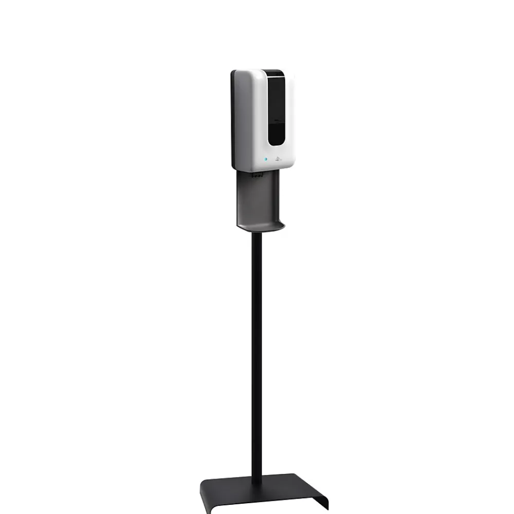 Universal Automatic Floor Stand Hand Soap/Hand Sanitizer Dispenser, Black (F1406-S-T-S)<Unbranded