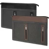 2 Pack Slim Light weight Sleeve Case for 13 - 14 Inch Laptop, Black and Brown (PT_000001153)<Vangoddy