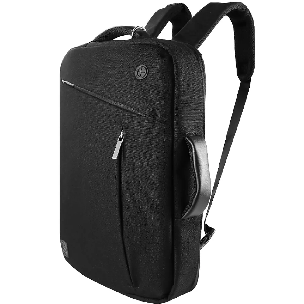 Laptop Messenger, Black Nylon (LAPLEA043)<Vangoddy Online