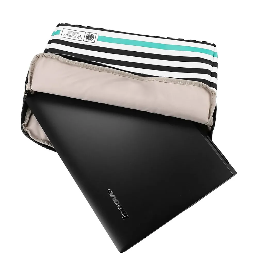Luxe G Vegan Leather Laptop Sleeve for 11-12 Inch, Gold<Vangoddy