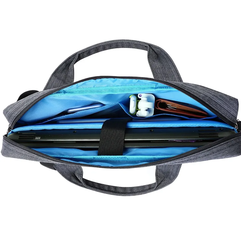 Wave 13" Laptop Messenger Bag, Sky Blue Nylon (NBKLEA605)<Vangoddy New