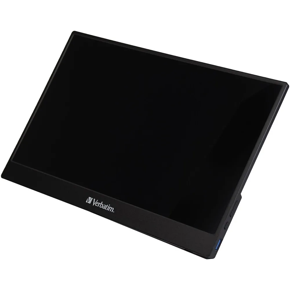 New Verbatim PMT-14 14" Portable Full HD Touchscreen Monitor, Metal Housing, Black (49591)