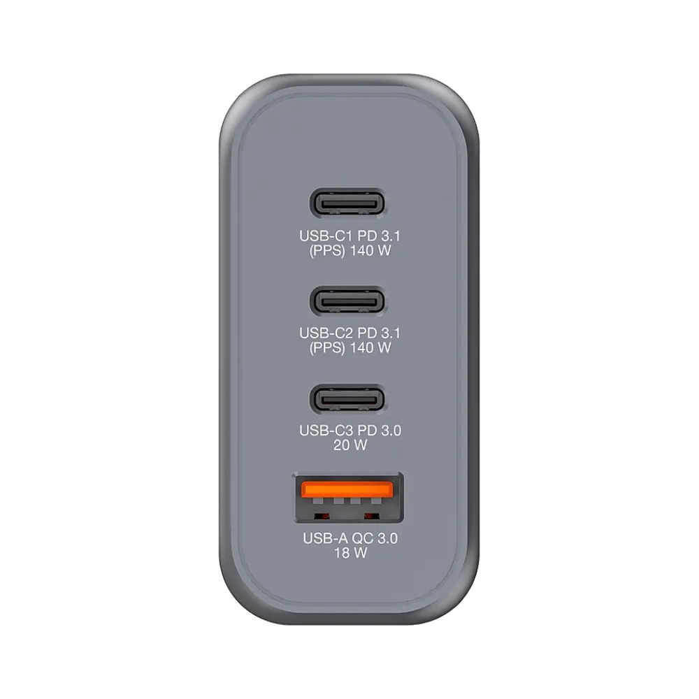 USB Type-C Wall Charger, Gray/Black (32203)<Verbatim