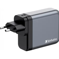 USB Type-C Wall Charger, Gray/Black (32203)<Verbatim