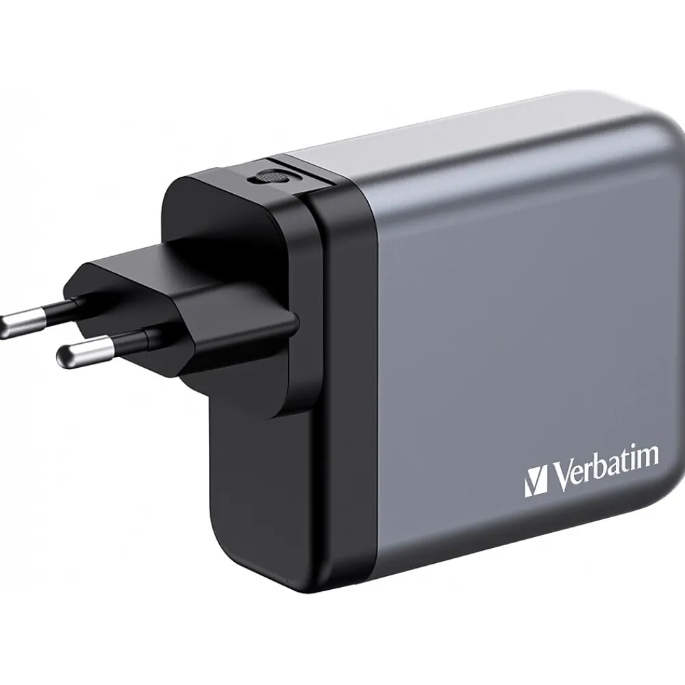 USB Type-C Wall Charger, Gray/Black (32203)<Verbatim