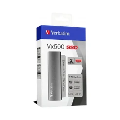 Discount Verbatim Vx500 2TB USB 3.2 External Solid-State Drive (47454)