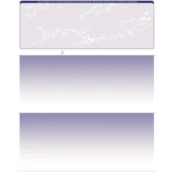 Security & Carbon*VersaCheck 8.5" x 11" Business Custom Checks, Blue, 250 Sheets/Pack (GLO921800F006)