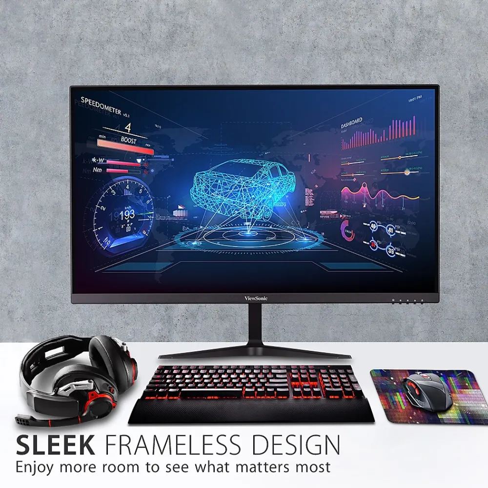 New ViewSonic 27" 165 Hz LED Gaming Monitor, Black (VX2718-P-MHD)