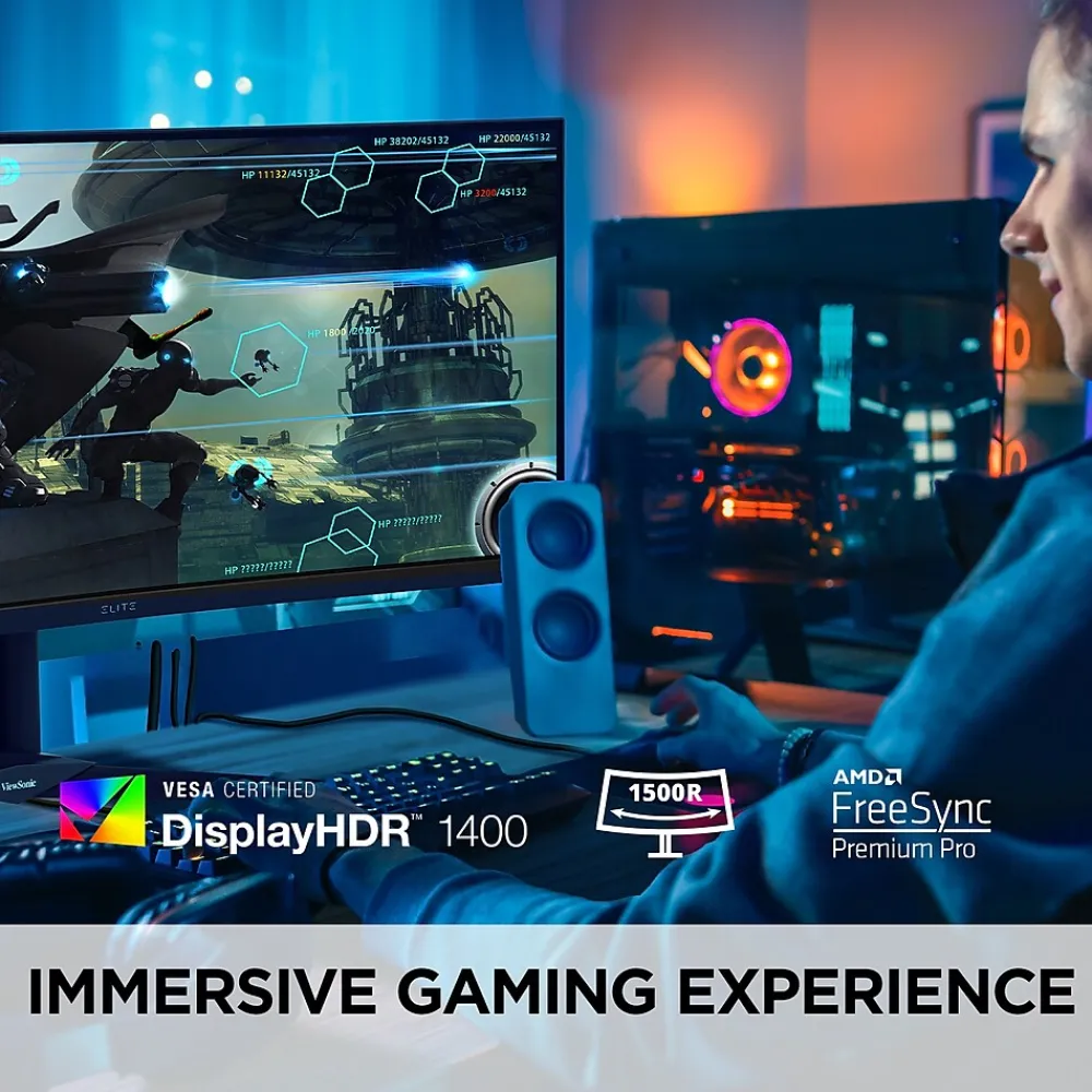 ViewSonic 34" Curved 200Hz LED Gaming Monitor, Black (XG341C-2K)