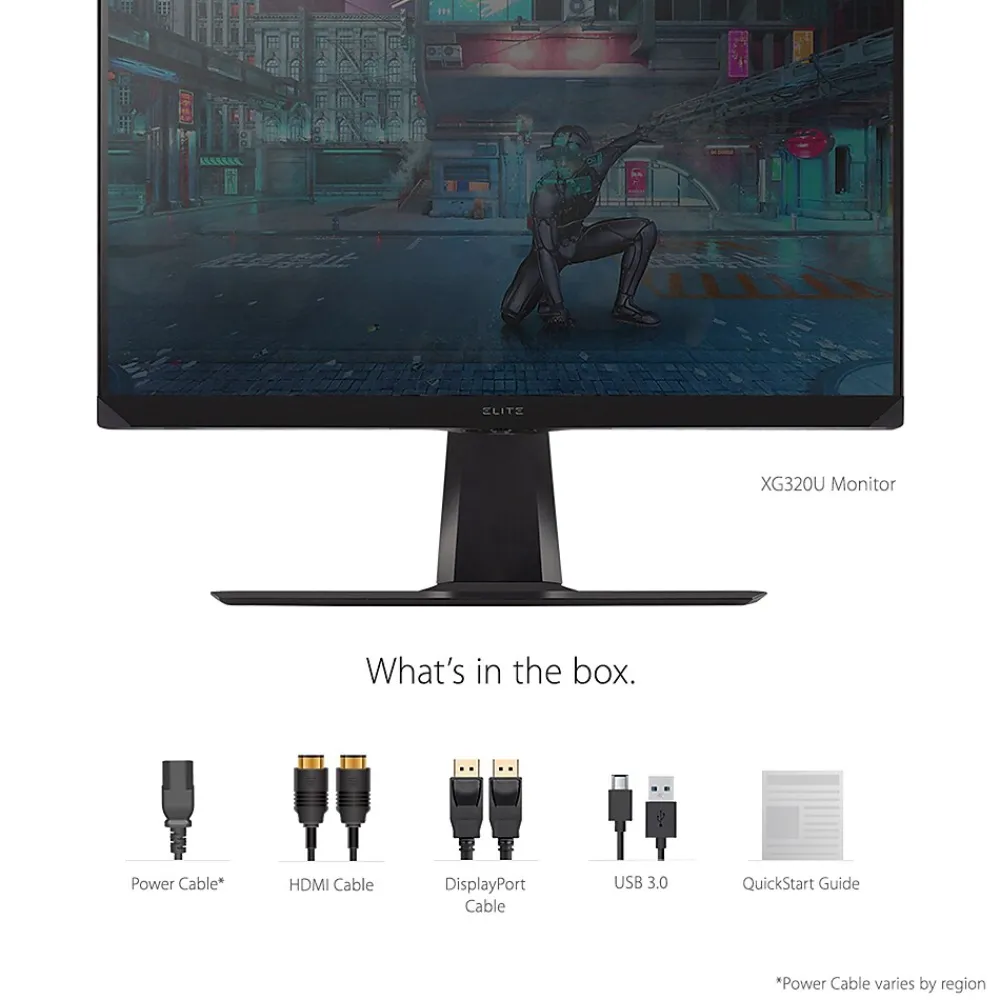 Best ViewSonic 32" 4K Ultra HD 150Hz LCD Gaming Monitor, Black (XG320U)