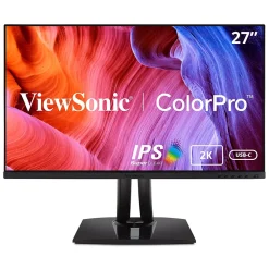 New ViewSonic ColorPro 27" 60Hz LED Monitor, Black (VP2756-2K)