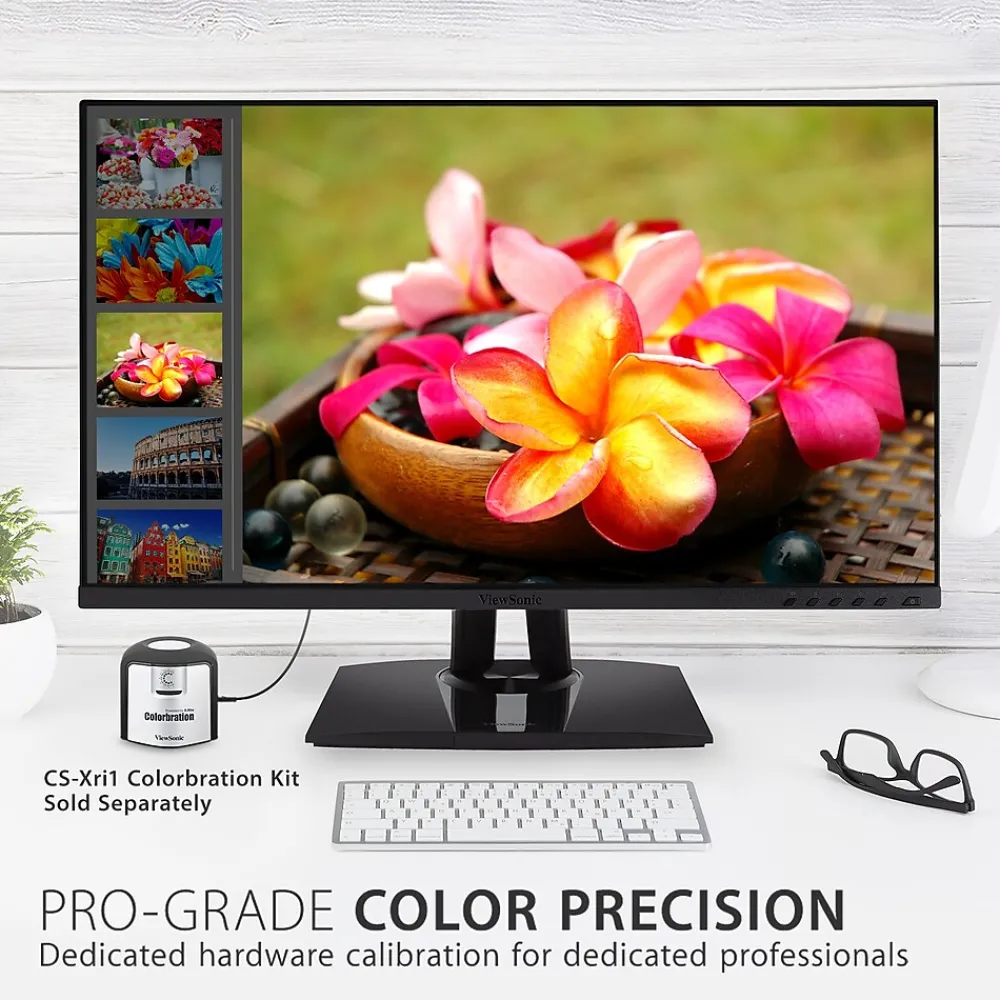 New ViewSonic ColorPro 27" 60Hz LED Monitor, Black (VP2756-2K)