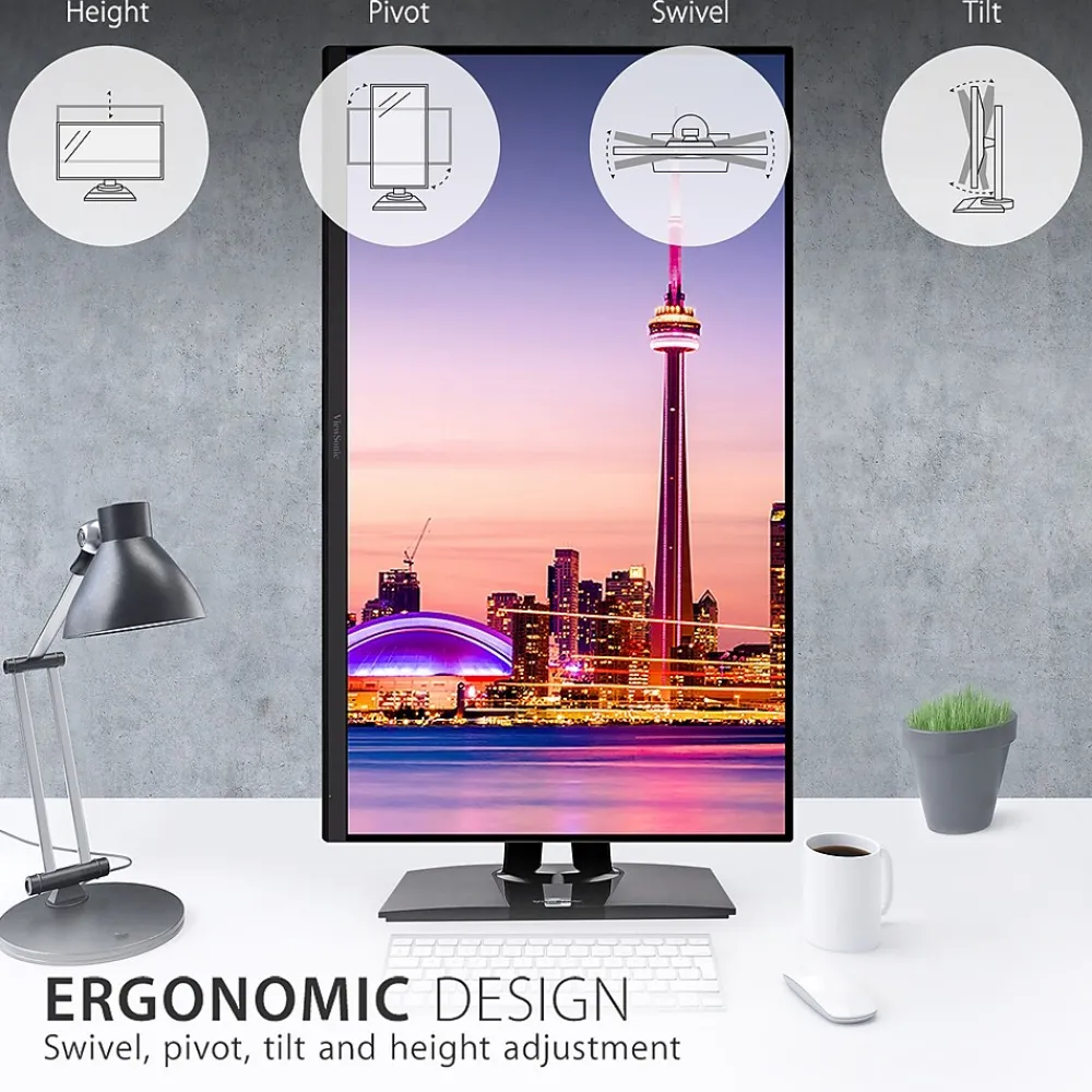 Outlet ViewSonic ColorPro 32" 4K Ultra HD 60 Hz LED Monitor, Black (VP3256-4K)