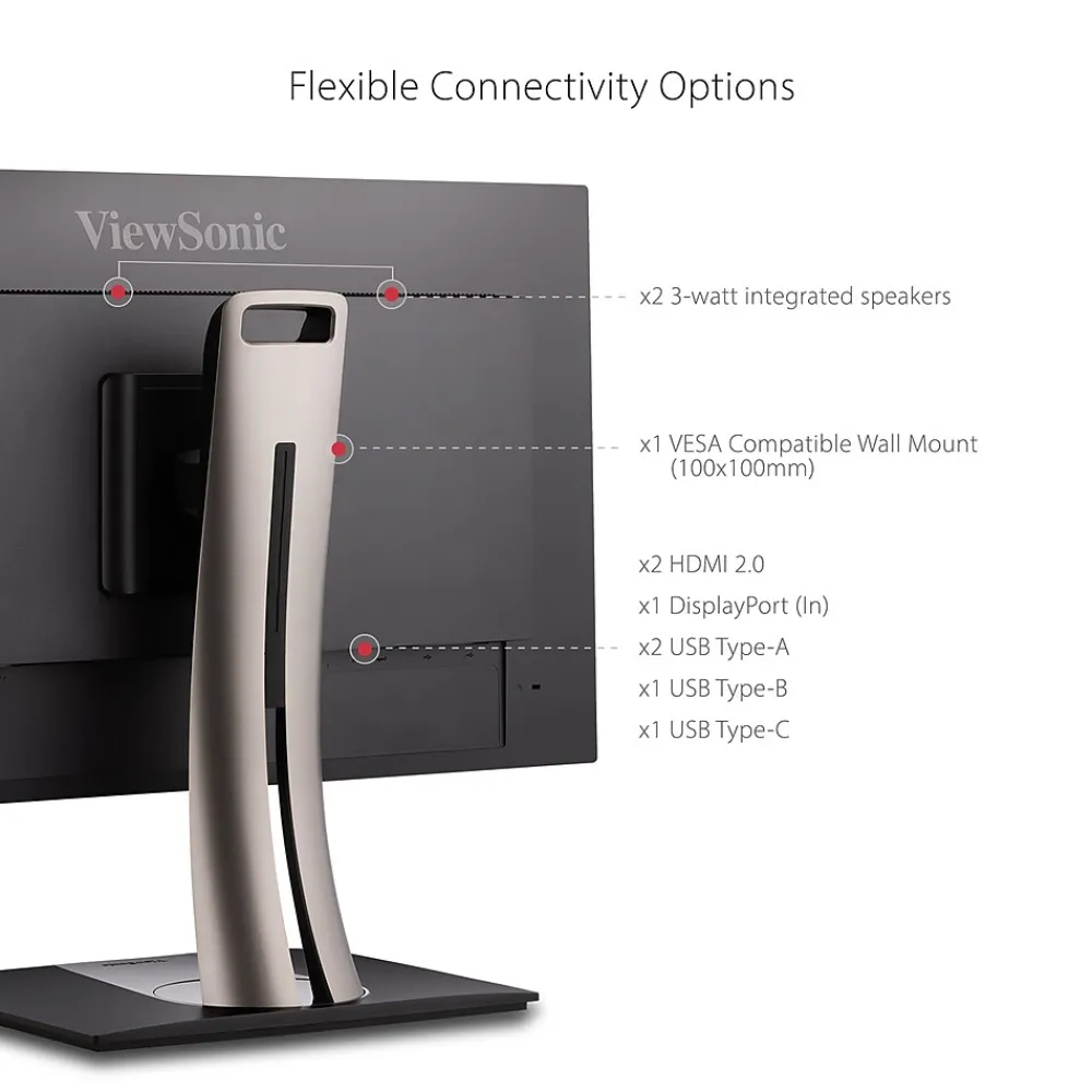 Outlet ViewSonic ColorPro 32" 4K Ultra HD 60 Hz LED Monitor, Black (VP3256-4K)