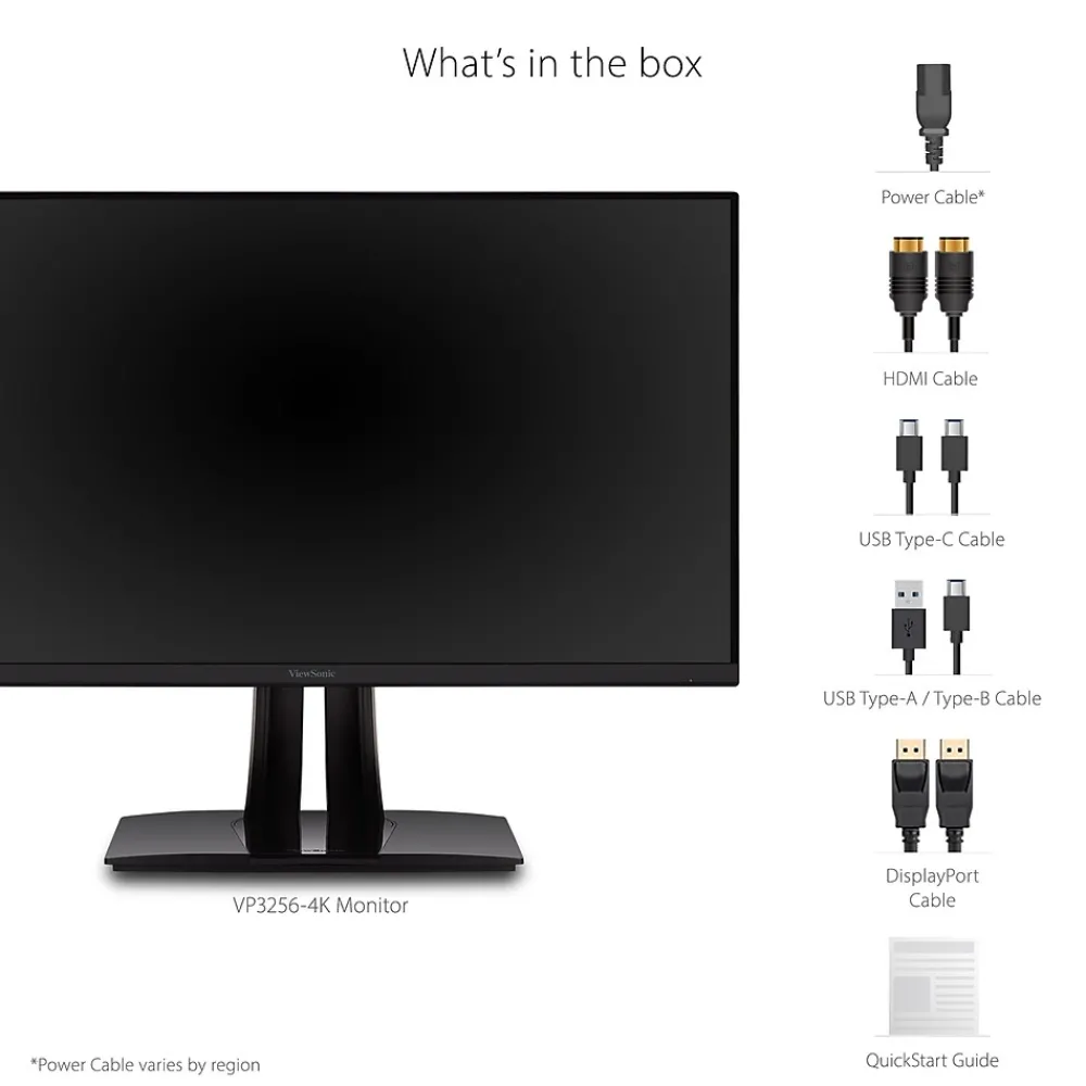 Outlet ViewSonic ColorPro 32" 4K Ultra HD 60 Hz LED Monitor, Black (VP3256-4K)