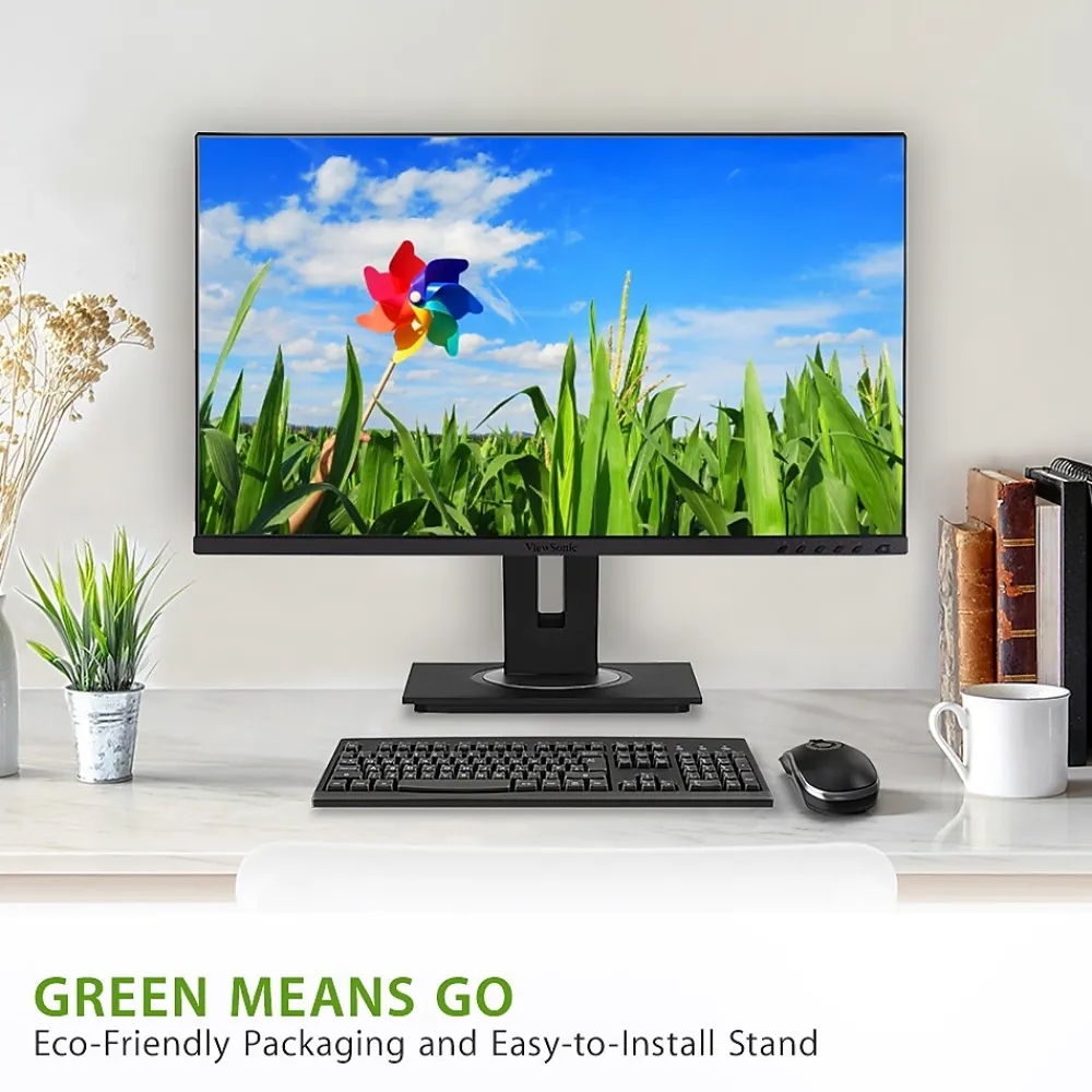 Hot ViewSonic Ergonomic 24" 60Hz LCD Monitor, Black (VG2455)