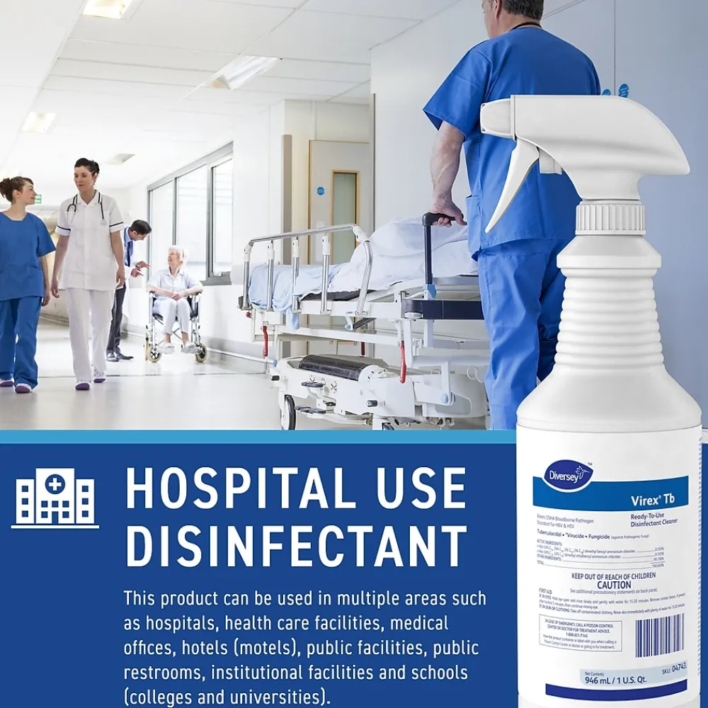 Tb Disinfectant Spray, Lemon, 32 Oz. (04743)<Virex Sale
