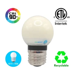 Viribright 2-Watt Daylight LED Bulb, Dozen (74566-12)