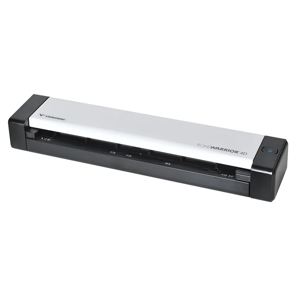 Visioneer RoadWarrior RW4D-U Sheetfed Portable Scanner, Black/White