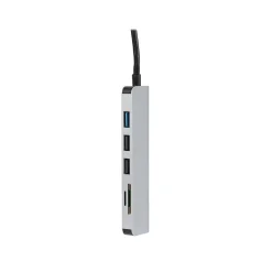 Vivitar Creator Series 6-Port USB-C Hub, Silver (VIVRW7320-NOC-STK-16)
