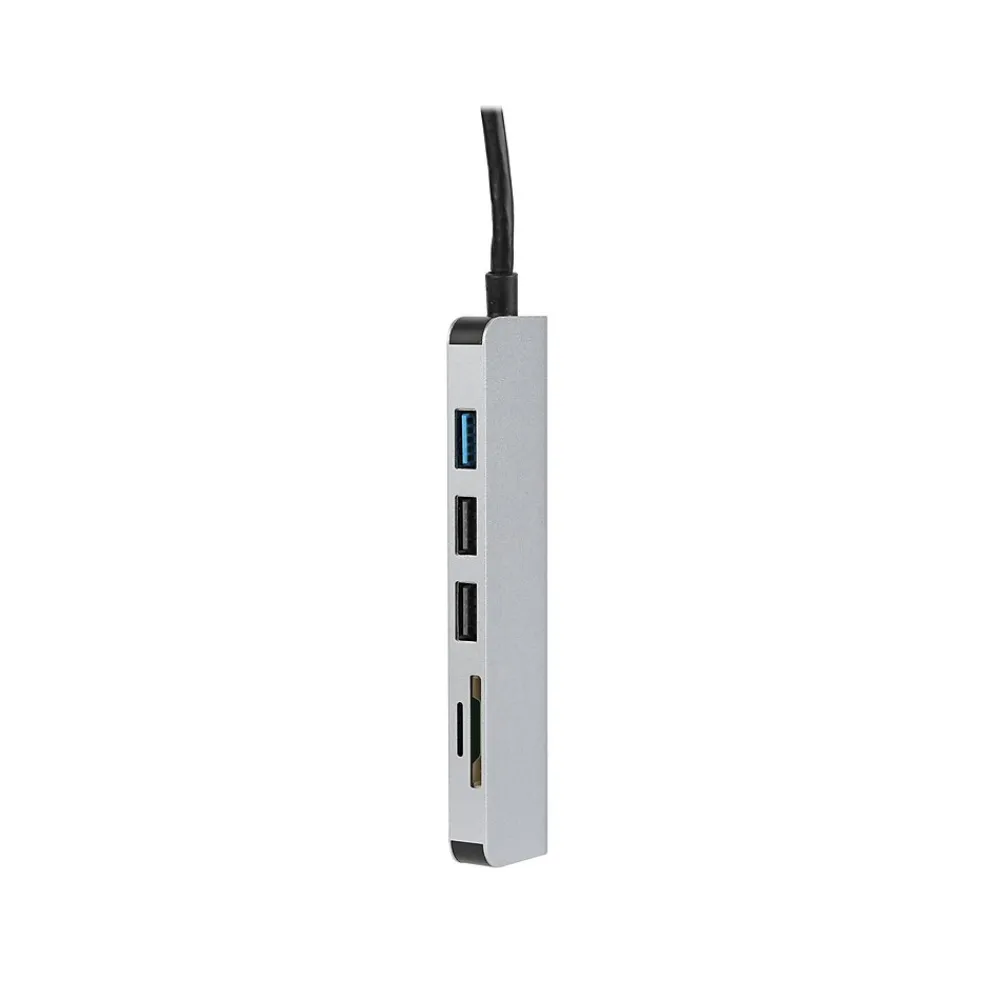 Vivitar Creator Series 6-Port USB-C Hub, Silver (VIVRW7320-NOC-STK-16)