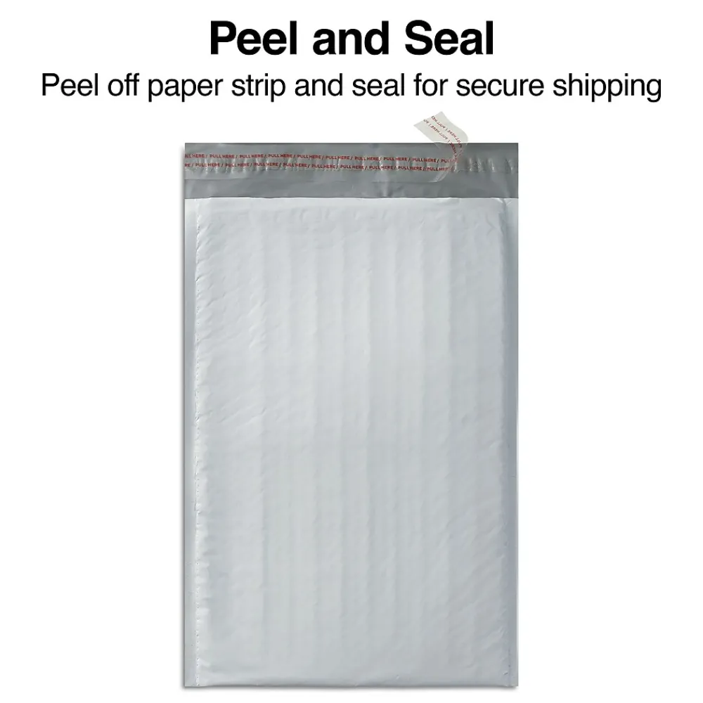 Clearance Staples 8.5"W x 11"L Self-Sealing Bubble Mailer, #2, 25/Carton (ST56609B)