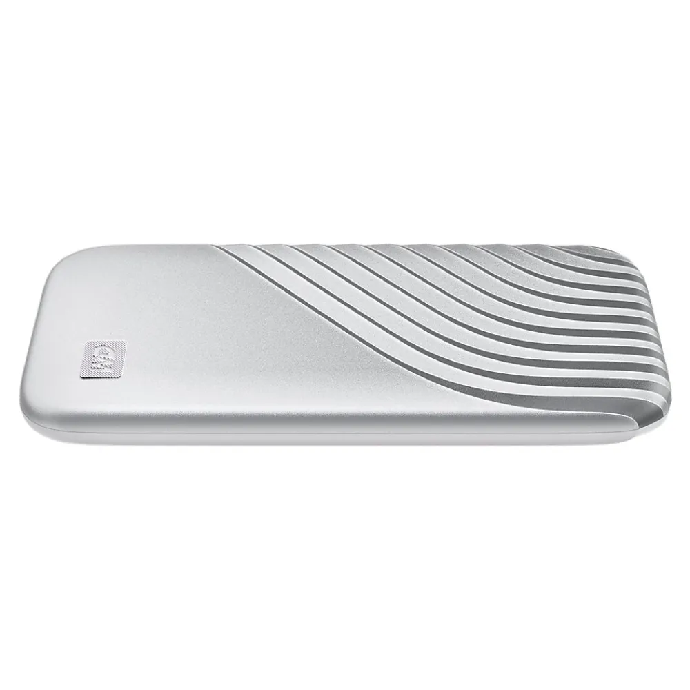 Outlet WD My Passport 2TB USB 3.2 External Solid-State Drive, Silver (BAGF0020BSL-WESN)