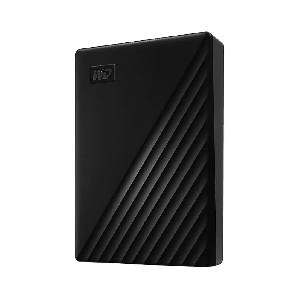 Hot WD My Passport 4TB USB 3.2 Gen 1 External Hard Drive, Black (BPKJ0040BBK-WESN)