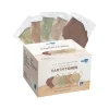 WeCare Earth Tones Disposable KN95 Fabric Face Masks, One Size, Assorted Colors, 20/Pack, 50 Packs/Carton (TBN203262)