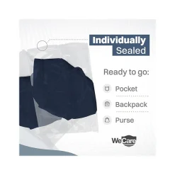 WeCare Ocean Tones Disposable KN95 Fabric Face Masks, One Size, Assorted Colors, 20/Pack (WMN100123)