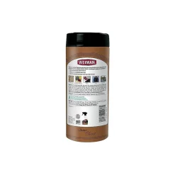 1-Ply Leather Wipes, Lemon Scent, 30 Wipes/Tub (91)<Weiman Discount