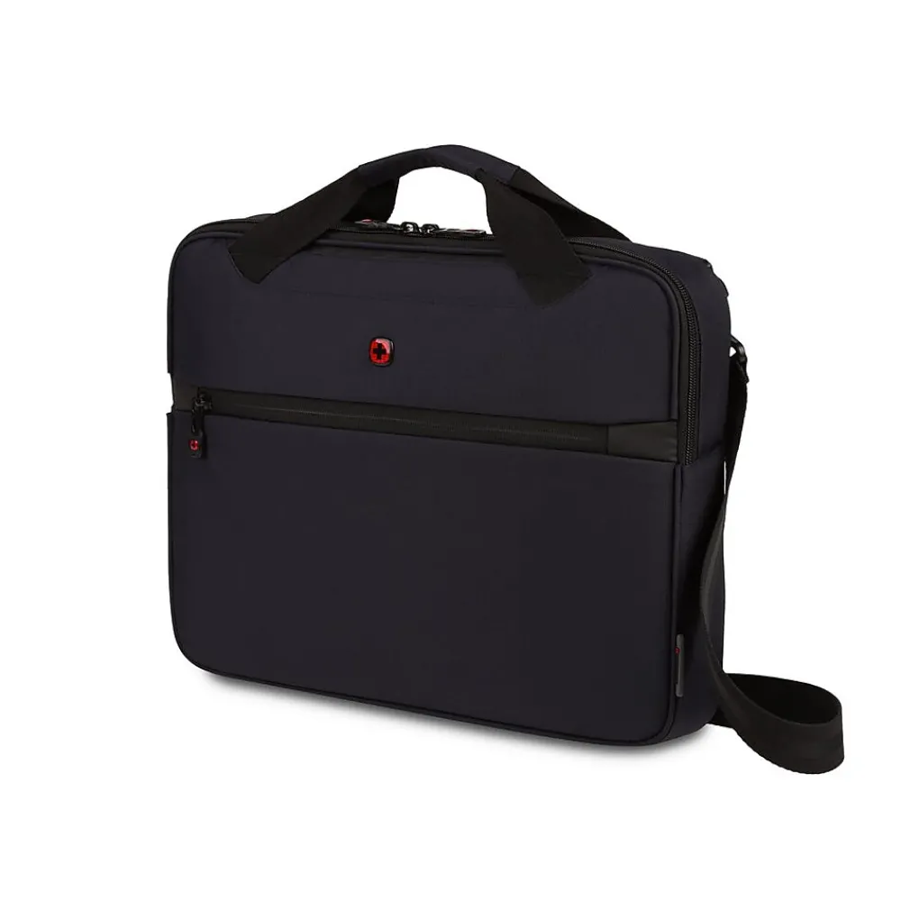 Notion Laptop Slim Briefcase, Dark Navy Polyester (WG3863302581)<Wenger Sale
