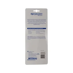 Scissors|Westcott 8" Stainless Steel Scissors, Silver/Blue/Gray, 2/Pack (17836)