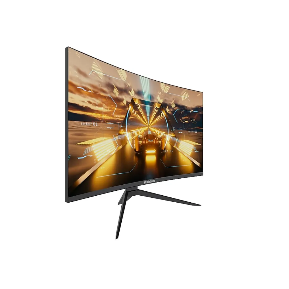 Clearance Westinghouse GX6230 27" Curved 165 Hz LED Gaming Monitor, Black (WC27GX6230)