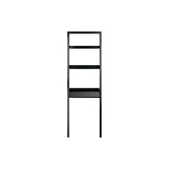 Bookcases*Winsome Bellamy 3-Shelf 69"H Leaning Bookcase, Black (29323)