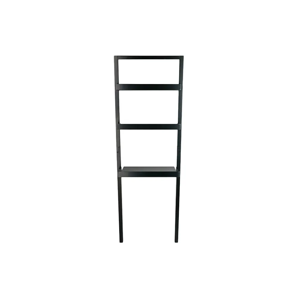 Bookcases*Winsome Bellamy 3-Shelf 69"H Leaning Bookcase, Black (29323)