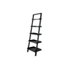 Bookcases*Winsome Bellamy 5-Shelf 69"H Leaning Bookcase, Black (29553)