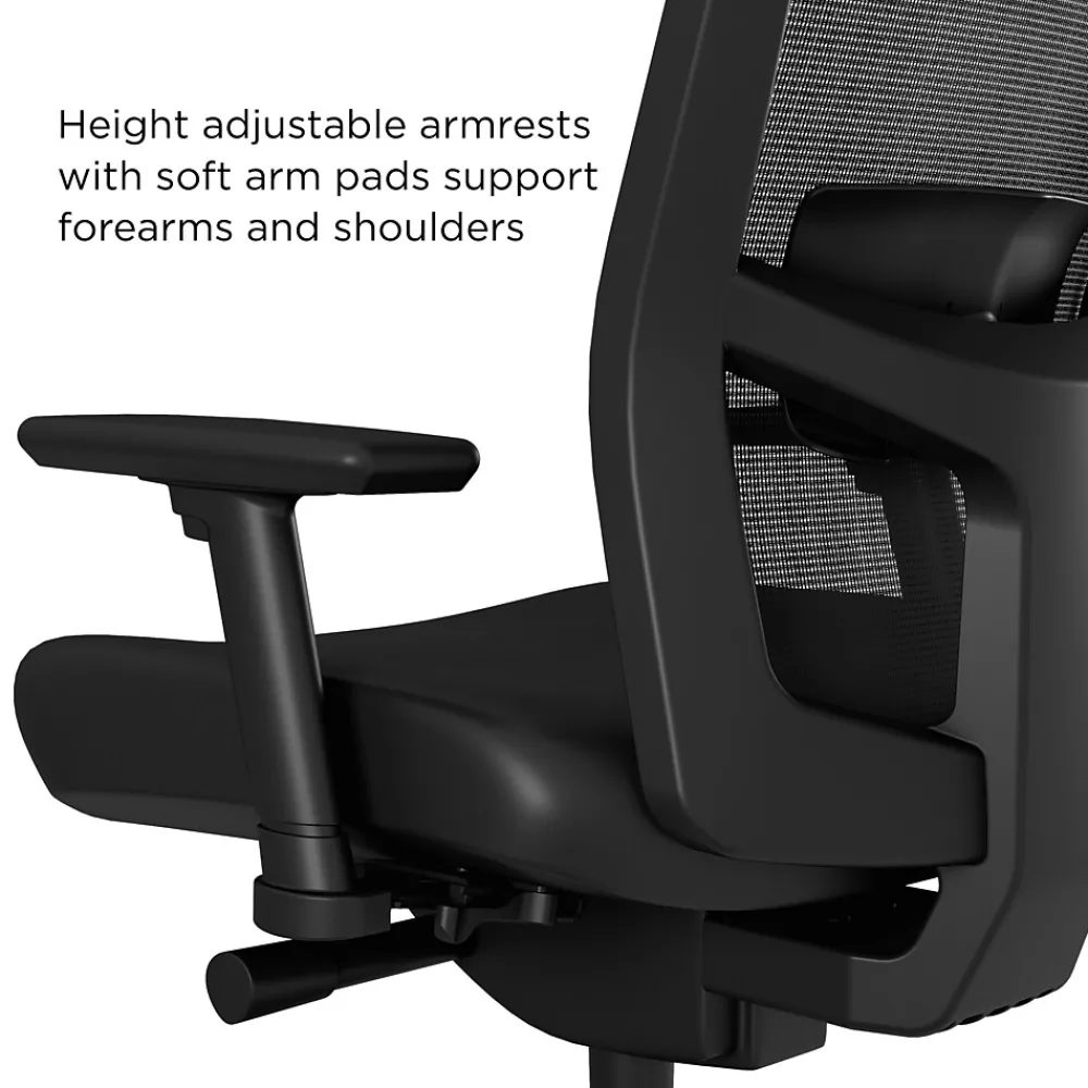Office Chairs*Workplace 2.0 Workplace2.0™ 500 Series Vinyl and Mesh Task Chair, Black (51974)